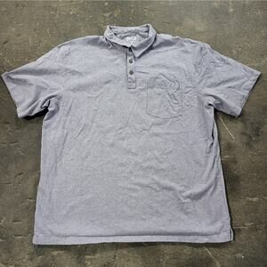 Duluth Polo Shirt Mens 2XL XXL Gray Casual Short Sleeve Work Outdoor